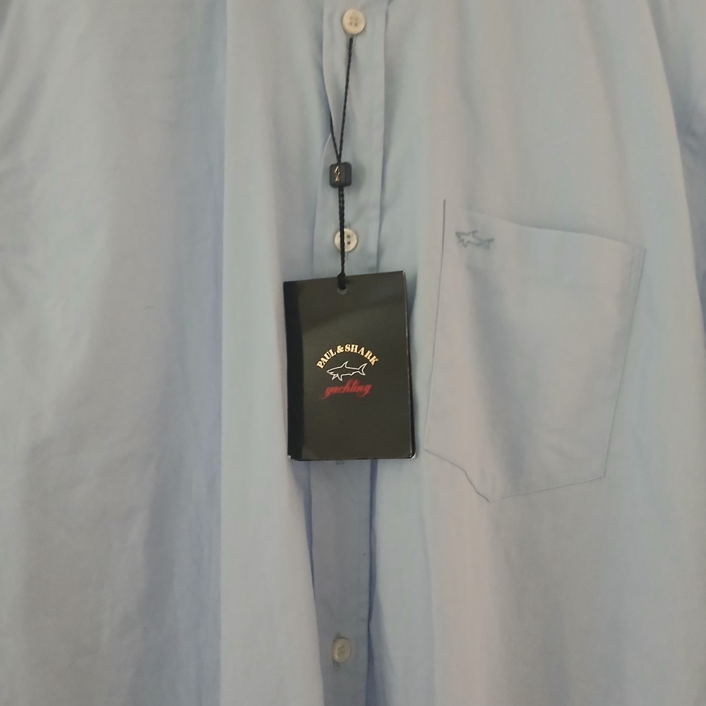 Paul & Shark Sky Blue Button Down Shirt